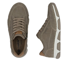 Load image into Gallery viewer, RIEKER - 15900-25 - MENS LACE-UP/ZIP SHOE - Taupe/Beige