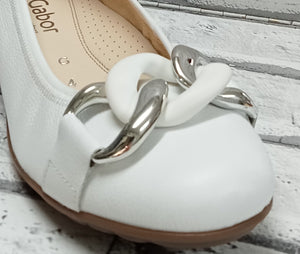 GABOR - (Sabia) - 42.625.50 - BALLET PUMP - White