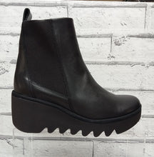 Load image into Gallery viewer, FLY London - BAGU233FLY - P501233020 - PULL ON WEDGE ANKLE BOOT - Black