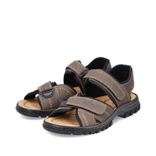 Load image into Gallery viewer, RIEKER - 25051-27 - SANDALS - Brown/Black