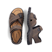 Load image into Gallery viewer, RIEKER - 25051-27 - SANDALS - Brown/Black