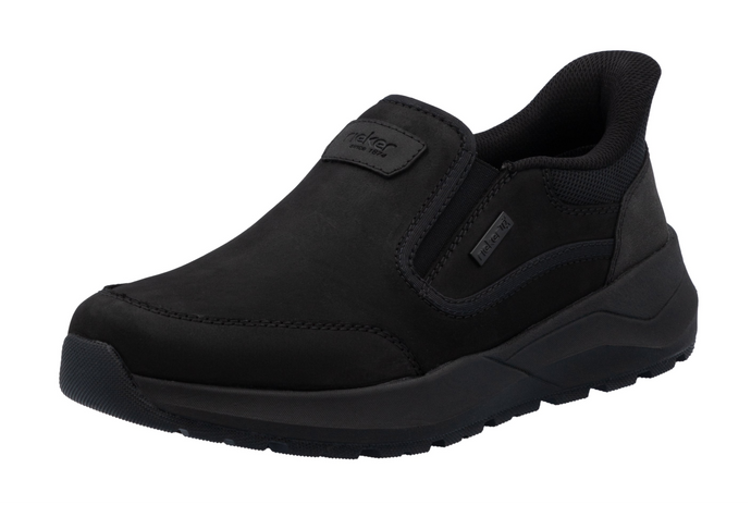RIEKER - 06052-00 - ‘Ready to Go’ SLIP IN SHOE (Water Resistant ) - Black (WIDE)