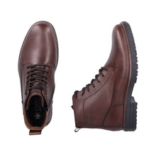 Load image into Gallery viewer, RIEKER - 33143-25 - LACE UP/ZIP BOOT (Water Resistant) - Brown