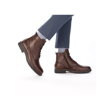 Load image into Gallery viewer, RIEKER - 33143-25 - LACE UP/ZIP BOOT (Water Resistant) - Brown