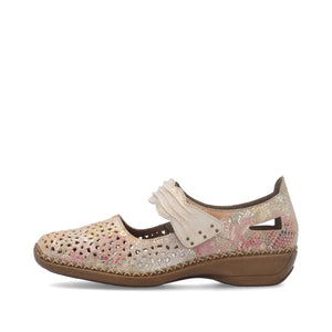 RIEKER - 41399-92 - STRAP SHOE - Beige multi