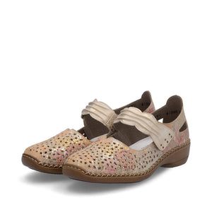 RIEKER - 41399-92 - STRAP SHOE - Beige multi