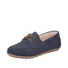 Load image into Gallery viewer, RIEKER - 43800-15 - LACE-UP MOCCASIN - Navy