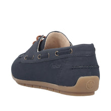Load image into Gallery viewer, RIEKER - 43800-15 - LACE-UP MOCCASIN - Navy