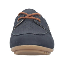 Load image into Gallery viewer, RIEKER - 43800-15 - LACE-UP MOCCASIN - Navy