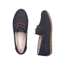 Load image into Gallery viewer, RIEKER - 43800-15 - LACE-UP MOCCASIN - Navy