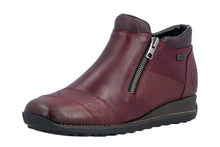 Load image into Gallery viewer, RIEKER - 44281-35 - ZIP ANKLE BOOT - Wine (Water Resistant) (NEW IN)