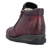Load image into Gallery viewer, RIEKER - 44281-35 - ZIP ANKLE BOOT - Wine (Water Resistant) (NEW IN)
