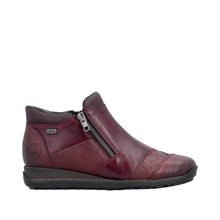 Load image into Gallery viewer, RIEKER - 44281-35 - ZIP ANKLE BOOT - Wine (Water Resistant) (NEW IN)