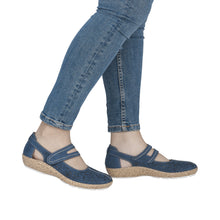 Load image into Gallery viewer, RIEKER - 44872-14 - STRAP SANDAL/SHOE - Blue Jeans