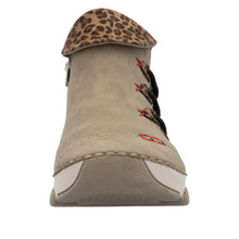 Load image into Gallery viewer, RIEKER - 45983-64 - ZIP ANKLE BOOT - Beige multi