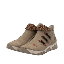 Load image into Gallery viewer, RIEKER - 45983-64 - ZIP ANKLE BOOT - Beige multi
