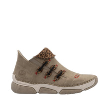 Load image into Gallery viewer, RIEKER - 45983-64 - ZIP ANKLE BOOT - Beige multi