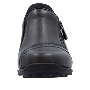 RIEKER - 47264-00 - ZIP SHOE (Water Resistant) - Black