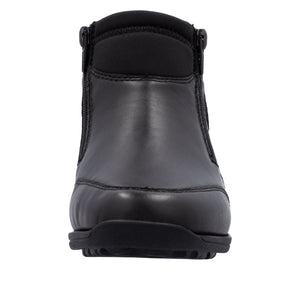 RIEKER - 47270-00 - 2-ZIP SHOE/BOOT (Water Resistant) Black