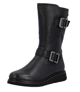 REMONTE - D3980-00 - CALF BOOT (Water Resistant) - Black