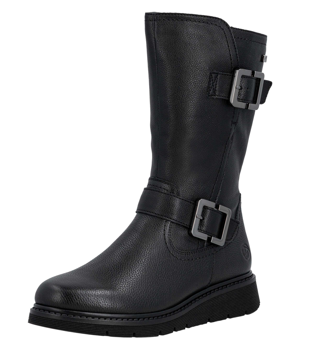 REMONTE - D3980-00 - CALF BOOT (Water Resistant) - Black