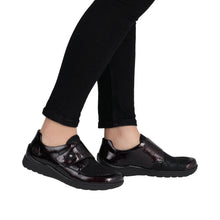 Load image into Gallery viewer, RIEKER - 48951-35 - STRAP SHOE - Bordeaux/Black (NEW IN)