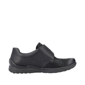 RIEKER - 48954-00 - STRAP SHOE - Black