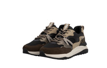 Load image into Gallery viewer, RIEKER - W2501-90 - WEDGE LACE TRAINER -  Brown/Beige (NEW IN)