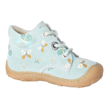Load image into Gallery viewer, RICOSTA - 1200502/111 - DOTS Lace up Boot - Turquoise (Butterflies)