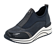 Load image into Gallery viewer, REMONTE - D0T08-14 - WEDGE SNEAKER/TRAINER - Blue Combi