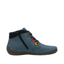 Load image into Gallery viewer, RIEKER - 52544-14 -  LACE UP/ZIP BOOT - Blue multi