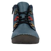 Load image into Gallery viewer, RIEKER - 52544-14 -  LACE UP/ZIP BOOT - Blue multi