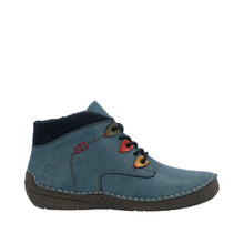 Load image into Gallery viewer, RIEKER - 52544-14 -  LACE UP/ZIP BOOT - Blue multi