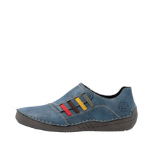 Load image into Gallery viewer, RIEKER - 52560-14 - SLIP ON SHOE - Blue Multi (NEW IN)