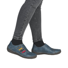Load image into Gallery viewer, RIEKER - 52560-14 - SLIP ON SHOE - Blue Multi (NEW IN)