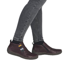 Load image into Gallery viewer, RIEKER - 52584-30 - ANKLE BOOT - Purple Multi (NEW IN)