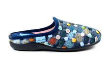 Load image into Gallery viewer, LUNAR - CRACKLE MULE SLIPPER - Blue Multi (NEW IN)