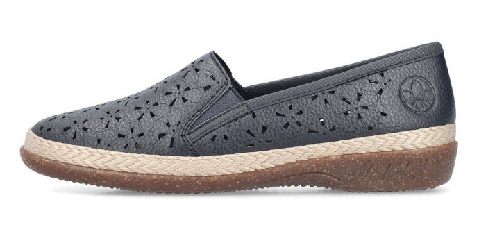 RIEKER - 47666-14 - SLIP ON SHOE - Blue