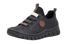 Load image into Gallery viewer, RIEKER - L57550-00 - SLIP ON SHOE/TRAINER - Black Multi (NEW IN)