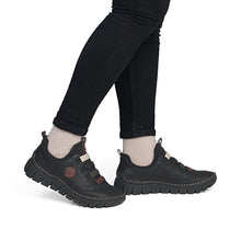 Load image into Gallery viewer, RIEKER - L57550-00 - SLIP ON SHOE/TRAINER - Black Multi (NEW IN)