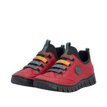 Load image into Gallery viewer, RIEKER - 57550-33 - SLIP ON SHOE/TRAINER - Red Multi (NEW IN)