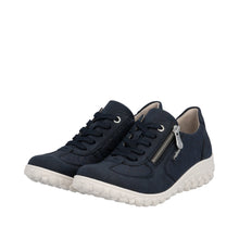 Load image into Gallery viewer, RIEKER - 59501-14 - LACE UP/ZIP - Navy (Wide)