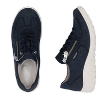 Load image into Gallery viewer, RIEKER - 59501-14 - LACE UP/ZIP - Navy (Wide)