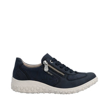 Load image into Gallery viewer, RIEKER - 59501-14 - LACE UP/ZIP - Navy (Wide)