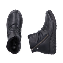 Load image into Gallery viewer, RIEKER - 59585-01 - ZIP ANKLE BOOT - Black
