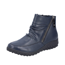 Load image into Gallery viewer, RIEKER - 59585-14 - ZIP ANKLE BOOT - Navy Blue