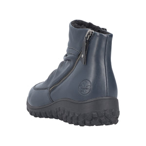 RIEKER - 59585-14 - ZIP ANKLE BOOT - Navy Blue
