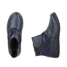 Load image into Gallery viewer, RIEKER - 59585-14 - ZIP ANKLE BOOT - Navy Blue