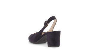 GABOR (HELMSDALE) - 61.540.16 - SLING BACK SHOE - Suede Leather - Navy