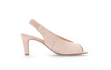 Load image into Gallery viewer, GABOR - 61.800.10 - PEEP TOE SLING BACK SHOE - Suede Leather - Blush